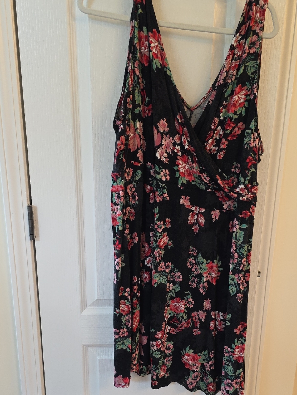 Maurices 2x Floral V-Neck Dress